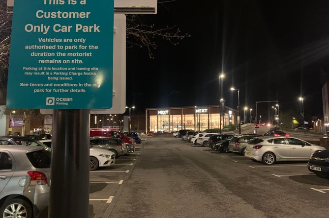Shoppers are falling foul of strict parking rules at Gloucester's Peel Centre