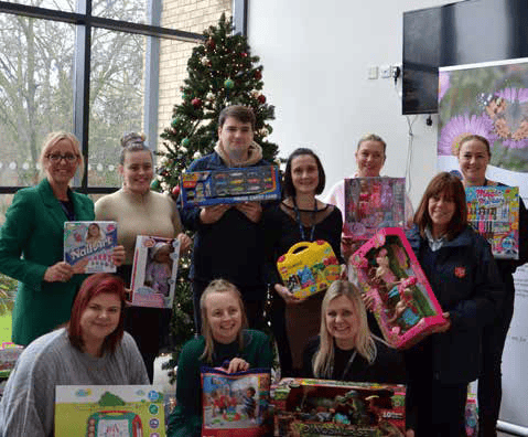 Two Rivers staff donate more than 100 gifts for children at Christmas