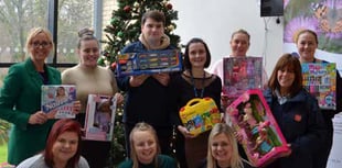 Two Rivers staff donate more than 100 gifts for children at Christmas
