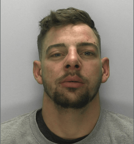 Ricky Hanson, aged 27 and of Danby Road in Yorkley, was arrested in Lydney on January 5