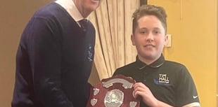 Harvey’s a hit at golf awards