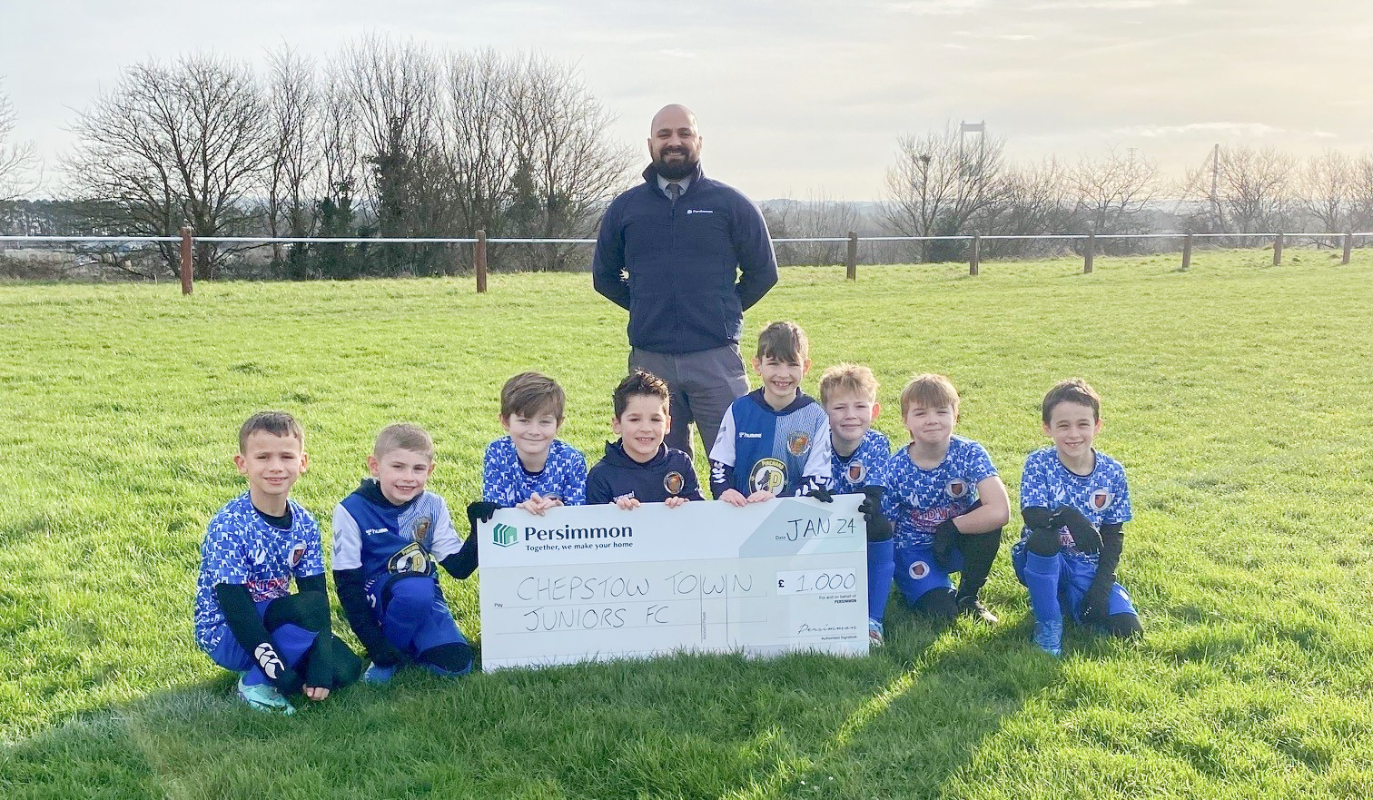 Funding goal scored by Chepstow Junior Football Club