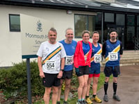 Runners rise to the challenge of the Kymin Winter Hill race
