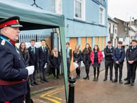 Intrepid students join others for sleep out on Monnow Bridge