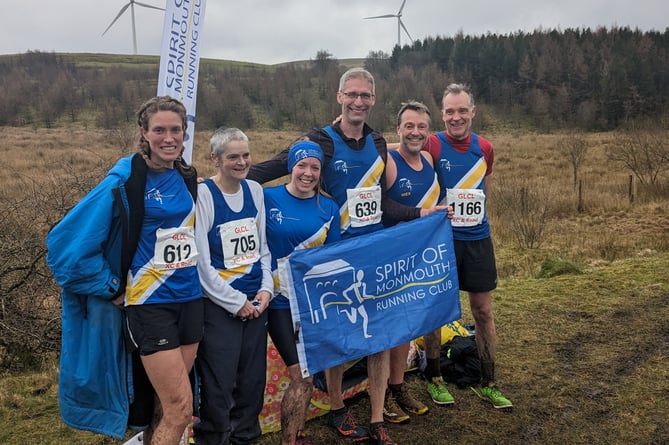 Spirit runners at the Parc Bryn Bach race