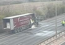 Long delays for motorists caused by lorry fire on the M5
