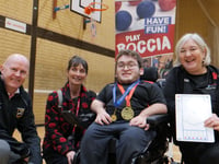 Young people in Newent give new sports activities a go