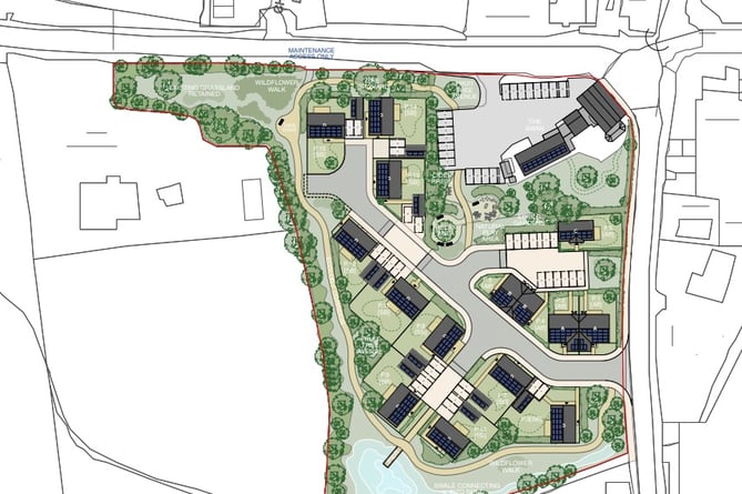 The plan to develop land beside the old Swan Inn