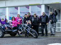 Severnside charity bikers go back to start