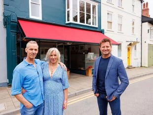 Renovation of shop into family home is watched by millions on TV