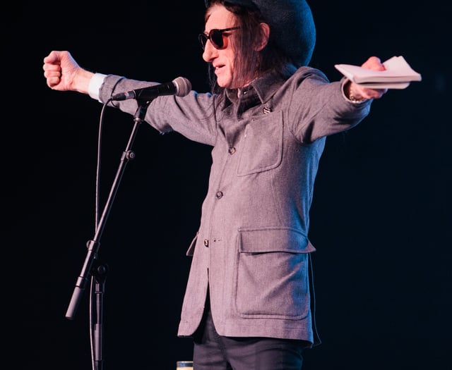 Rhyme and reason, as Godfather of Punk Poetry wings in