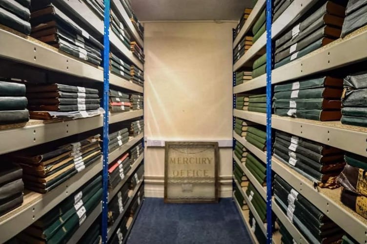 Volumes of The Forester in the Cinderford Town Council Archive