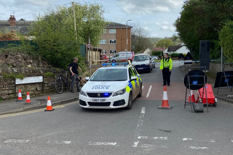 Somerset Road was closed for more than four hours