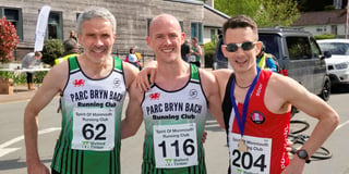 Evans above as Huw takes second again in Kymin Dash