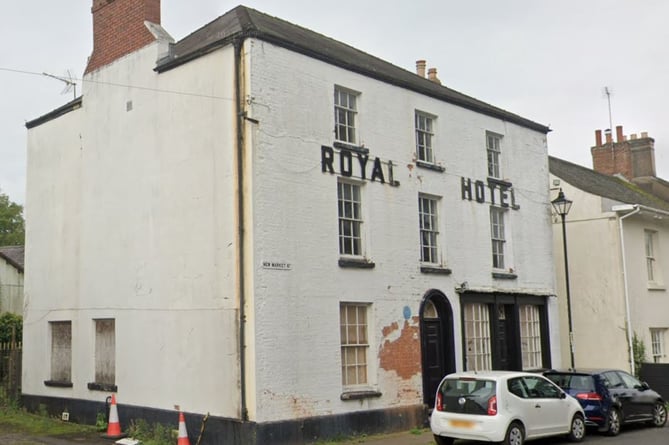 The Royal in Usk has been closed for years