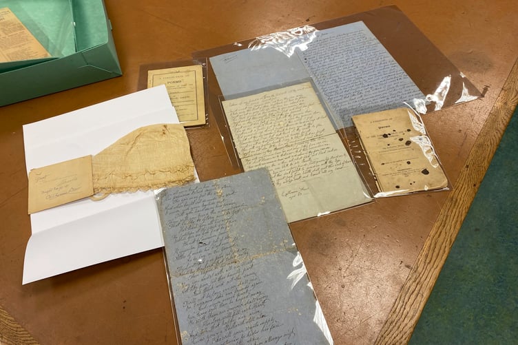 The four lost poems handwritten in the 1860s by Catherine Drew