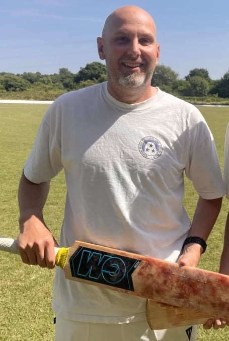 David Teague struck a magnificent 110 for Monmouth CC