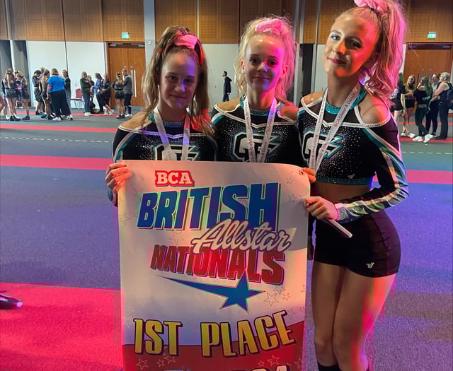 Cheerleading team brings home gold to the Forest
