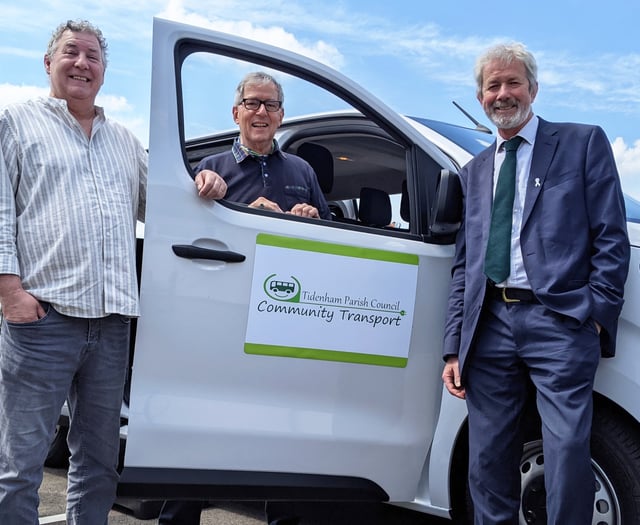 New electric van thanks to Tidenham Parish Council