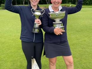 Sophie and Nadia do the county double