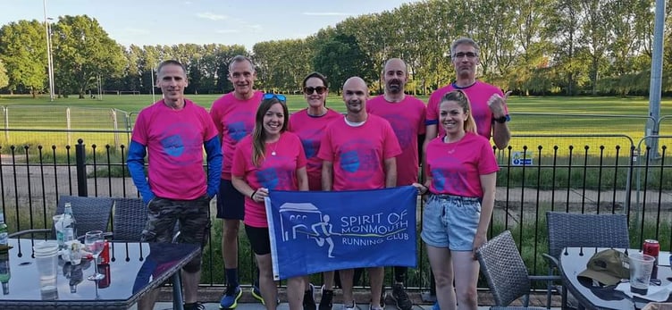 Some of the Spirit runners who took part