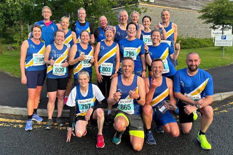 The Spirits team at the Gwent LCL race at Ystrad Mynach