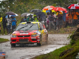 Rally duo go totally tropical in Caribbean cracker