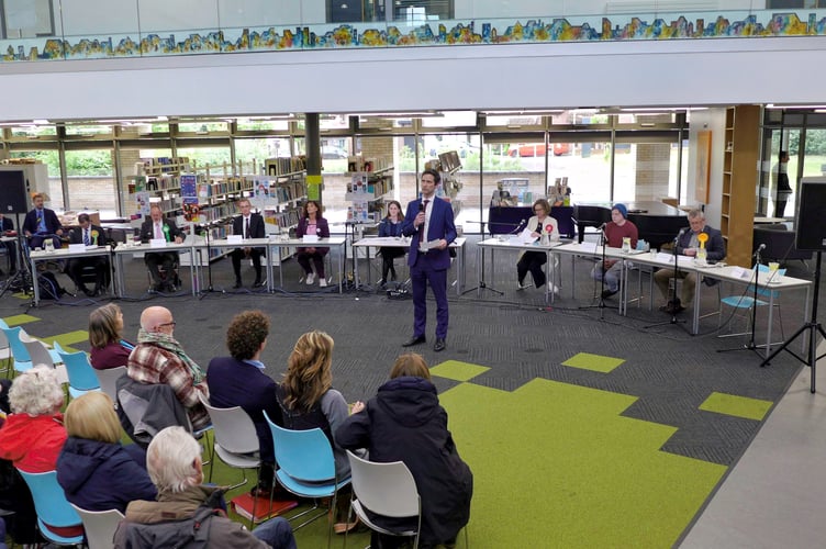 Headteacher Hugo Hutchinson welcomes everybody