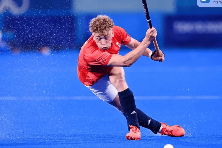 Jacob Draper playing for GB