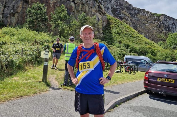 Spirit’s David Mather ran the Holyhead Mountain fell race.  