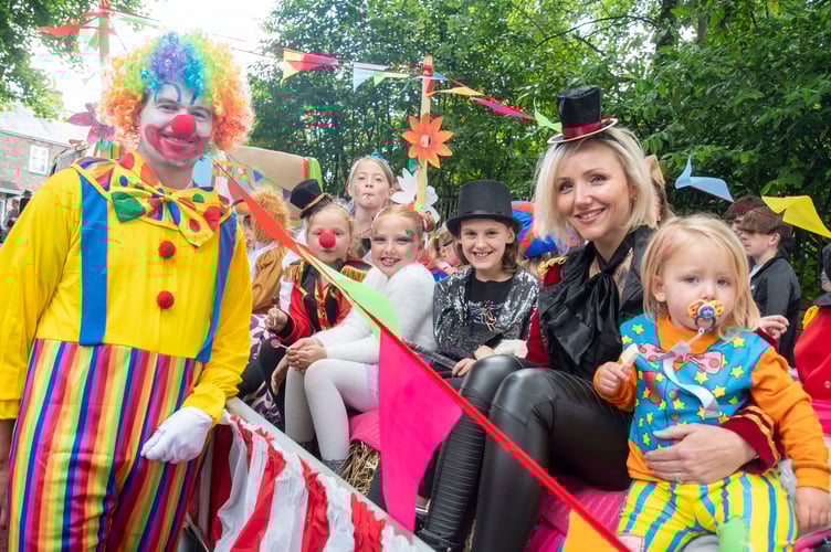 St Briavels children take over the circus