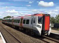 The train at Platform One...is on time