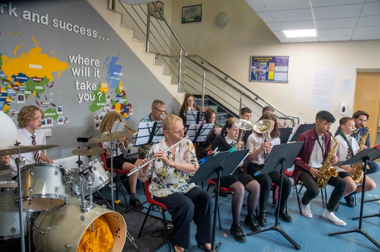 The Chepstow Community Swing Band is based at the school.