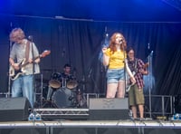 (* WITH NINE PIX) Festival brings music to Coleford town centre