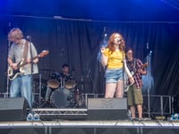 (* WITH NINE PIX) Festival brings music to Coleford town centre