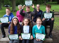 Forest of Dean students at Eco-Schools Green Flag celebration event

