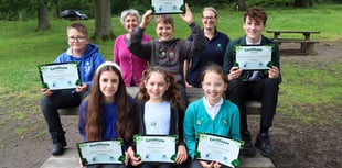 Forest of Dean students at Eco-Schools Green Flag celebration event
