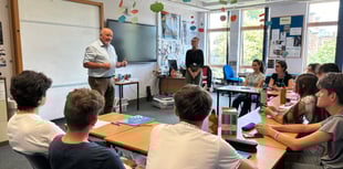 Peter Fox visits the Celtic English Academy at Monmouth School