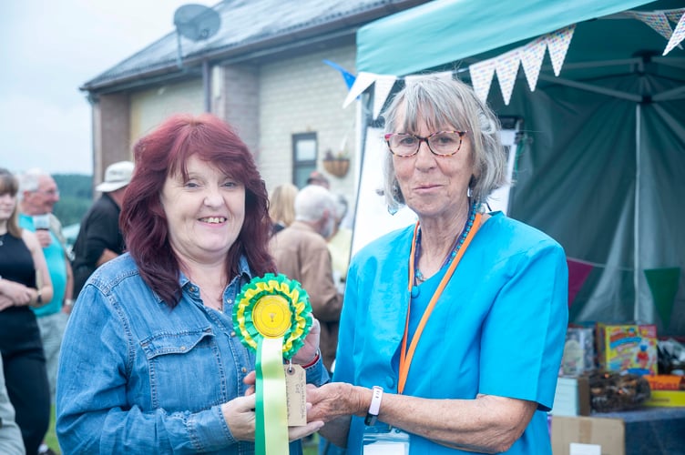 Teresa Barnett won the cup for crafting.