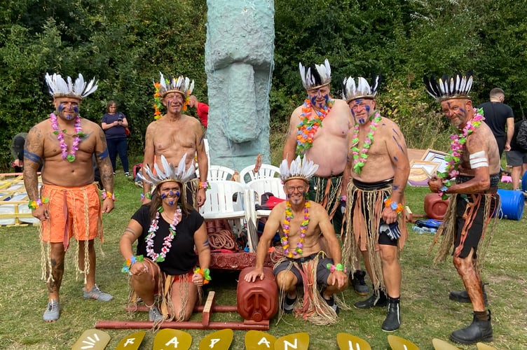Rupa Nui Raiders from Christchurch was named as best-themed raft.