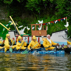 Raft Race sunk over low river levels