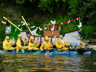 Raft Race sunk over low river levels