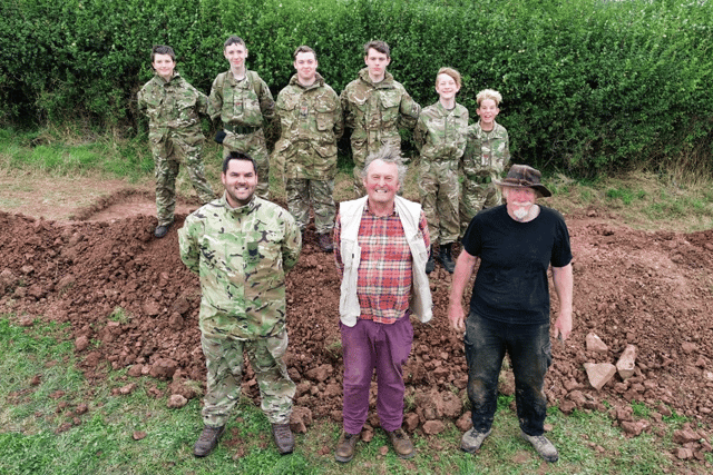 Army cadets help archaeologists investigate ancient hillfort