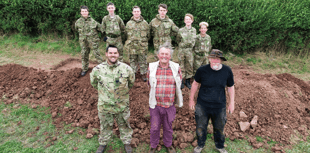 Army cadets help archaeologists investigate ancient hillfort