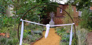 New garden of remembrance opened at Gloucestershire Royal Hospital