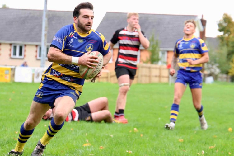 Matt Tabb opened the scoring for Monmouth. File photo: Gareth Roberts