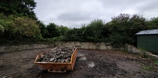 Memorial garden starts to take shape