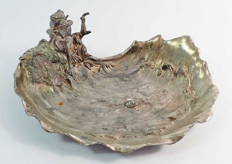 WMF Electroplate Frog Dish