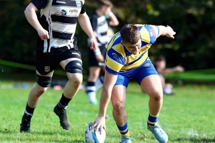 Morgan Jeffs opens Monmouth's account against Bedwas Barbarians