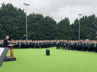 Newent School holds moving Remembrance service